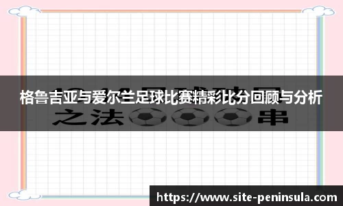 格鲁吉亚与爱尔兰足球比赛精彩比分回顾与分析